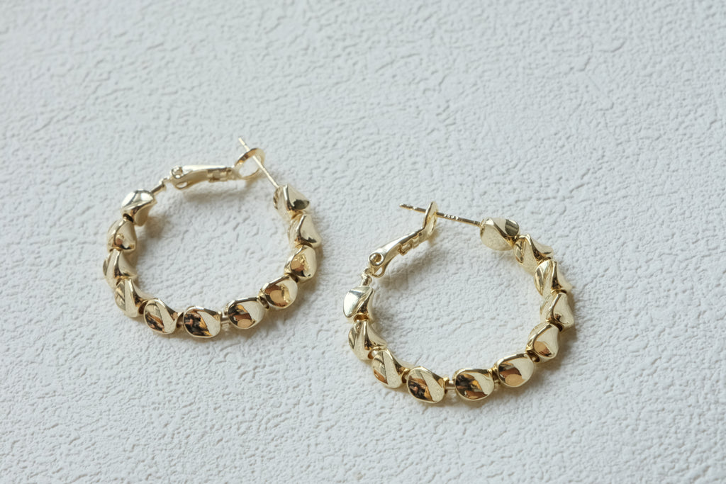 Pétale Wrapped Hoops