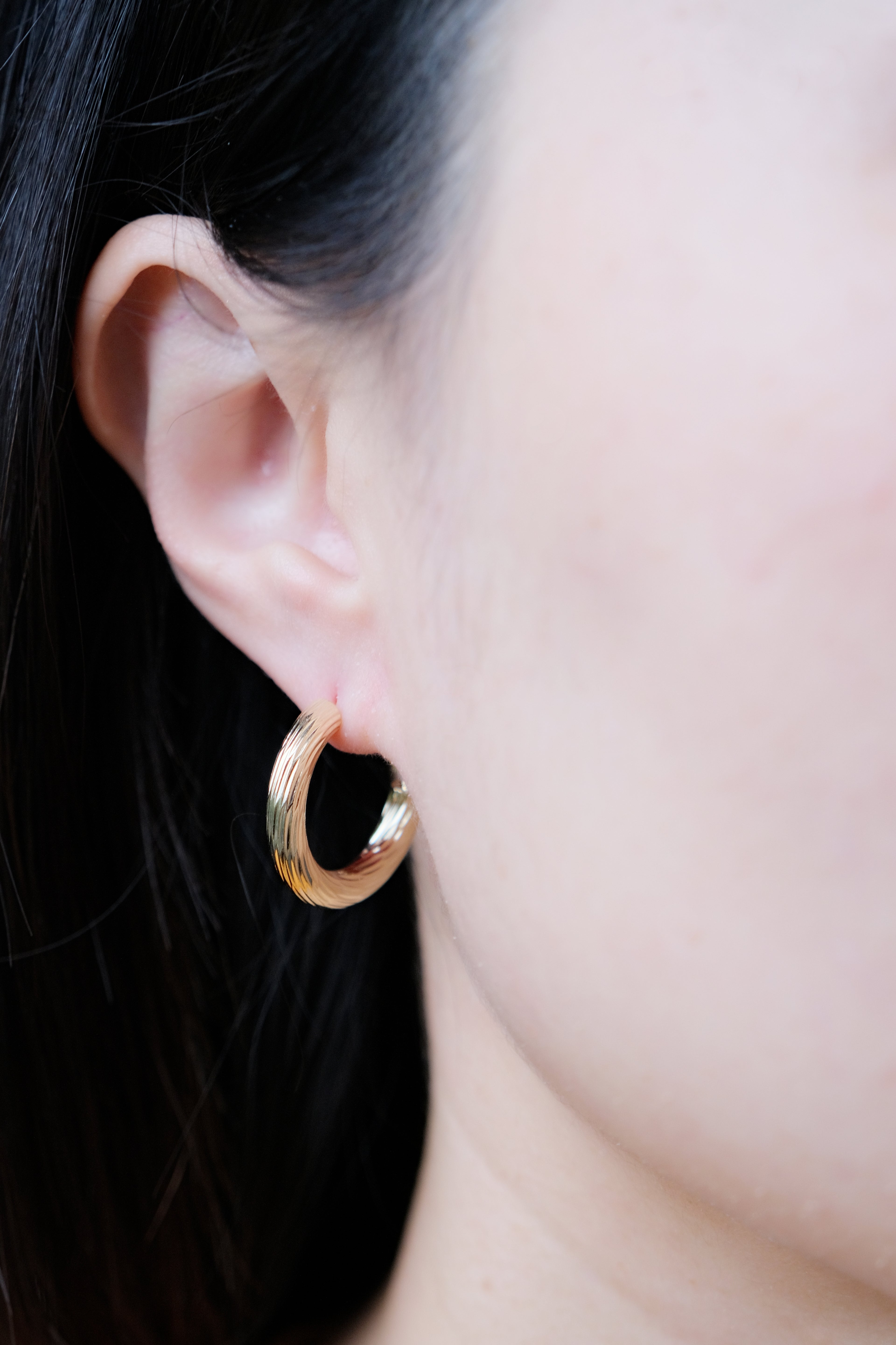 Spirale Ribbed Hoops