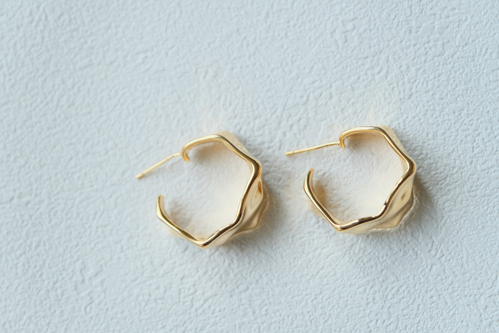 Molten Gold Studs