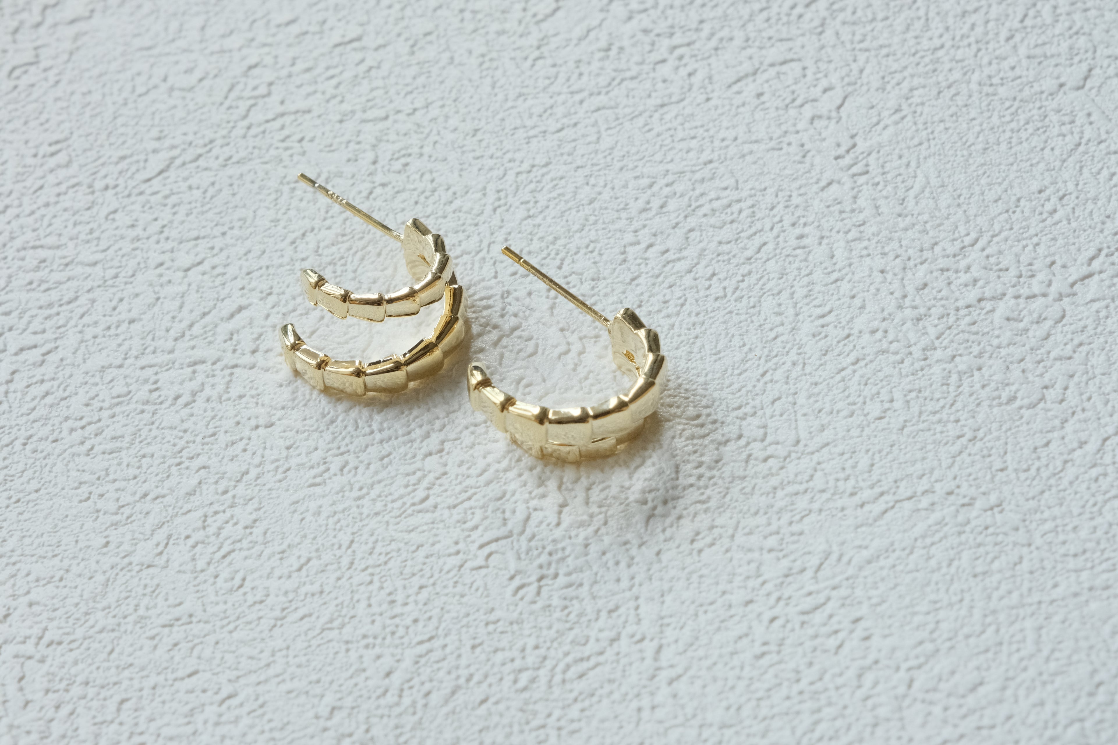 Double Texture Hoops