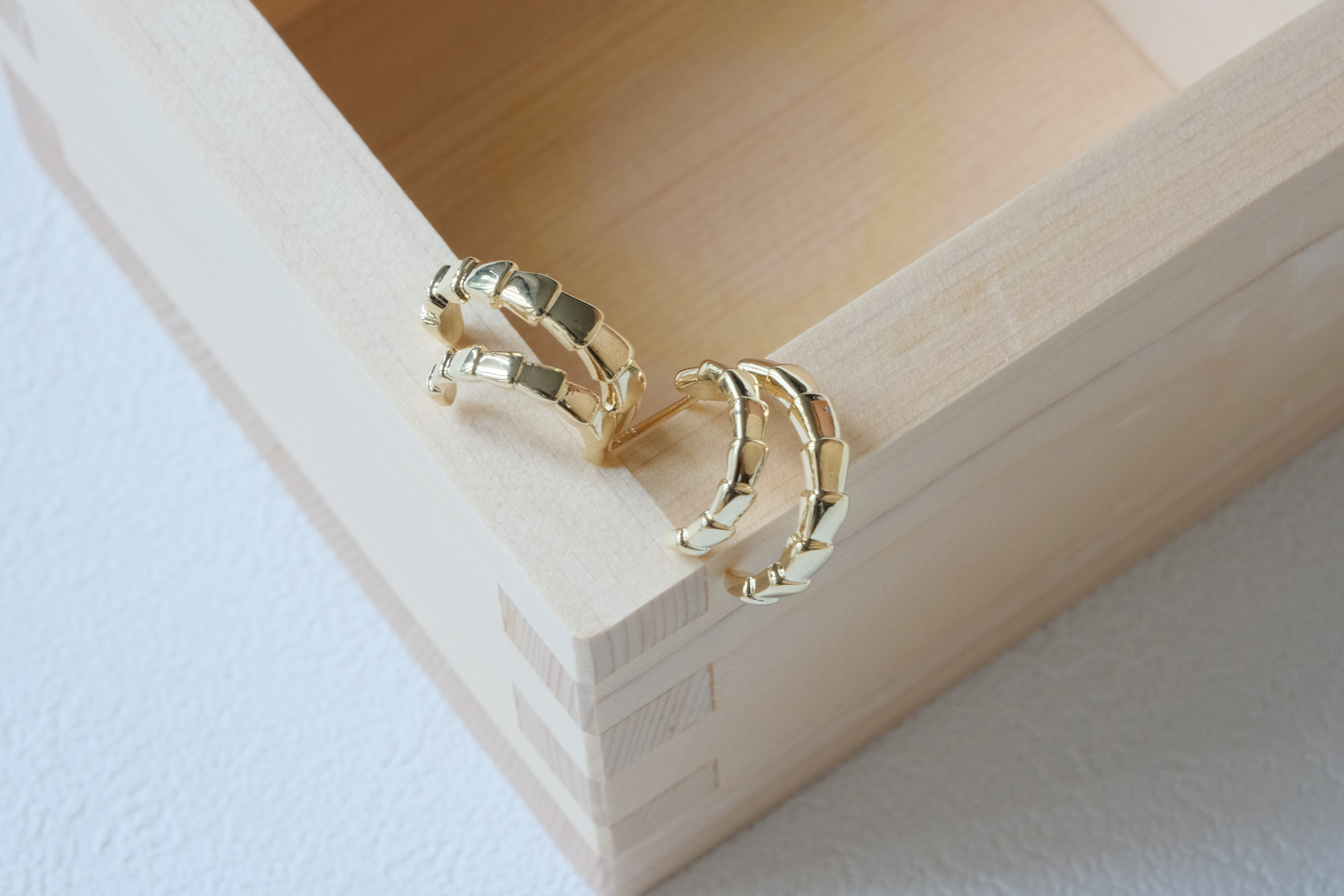 Double Texture Hoops