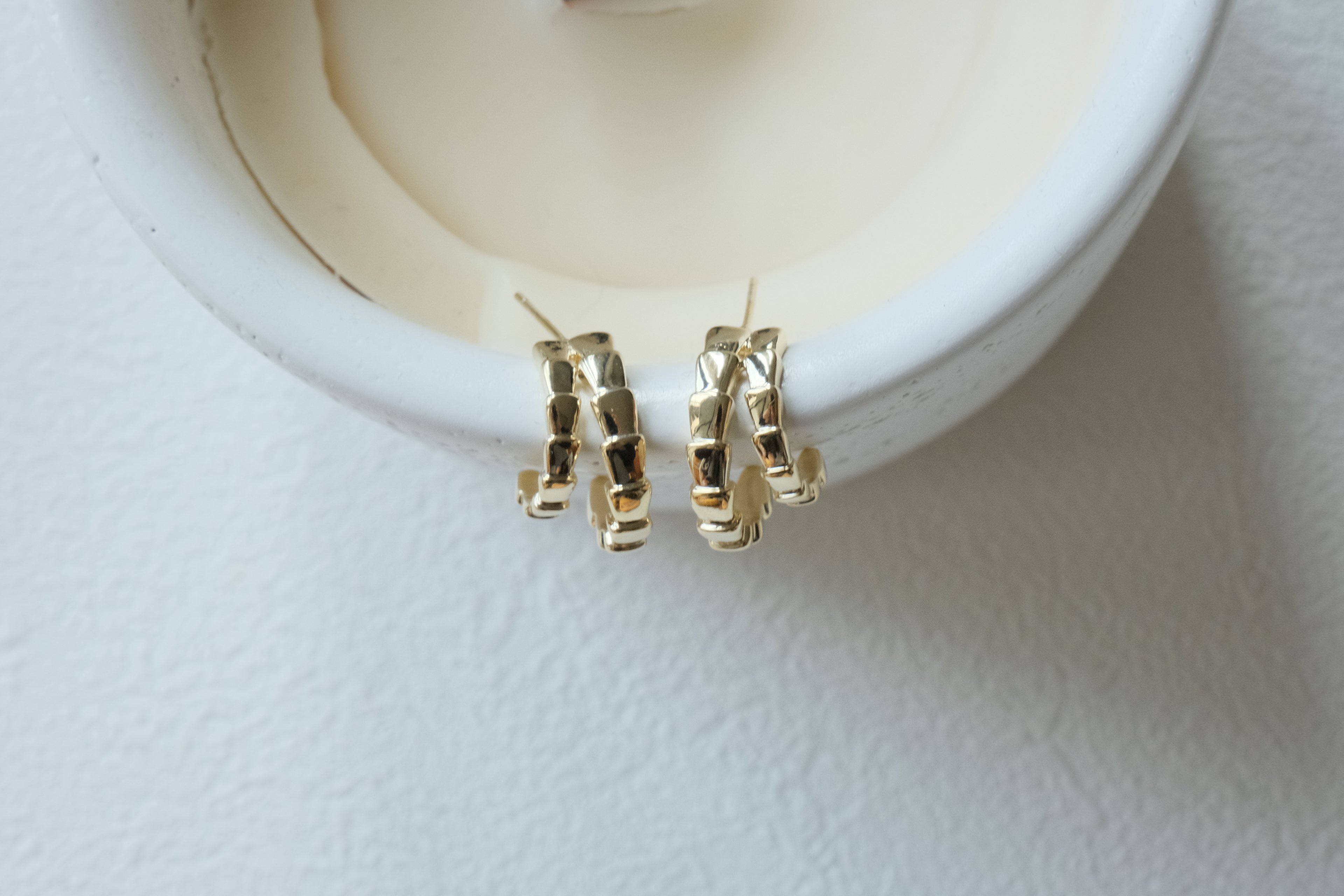 Double Texture Hoops