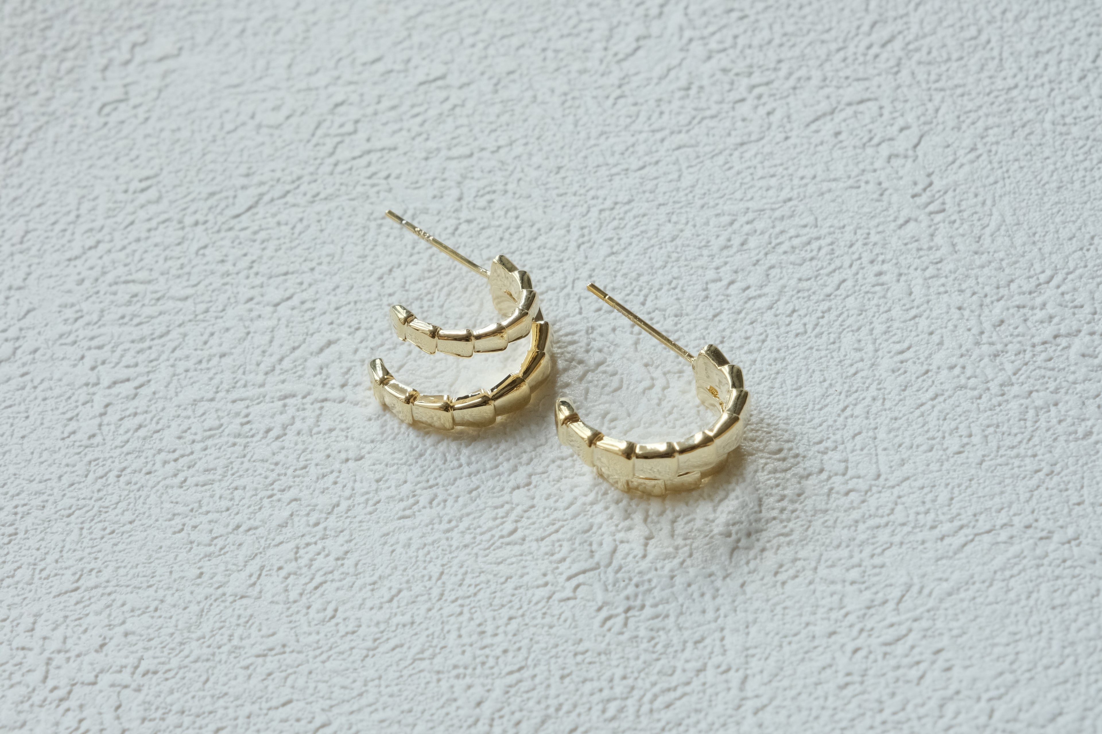 Double Texture Hoops