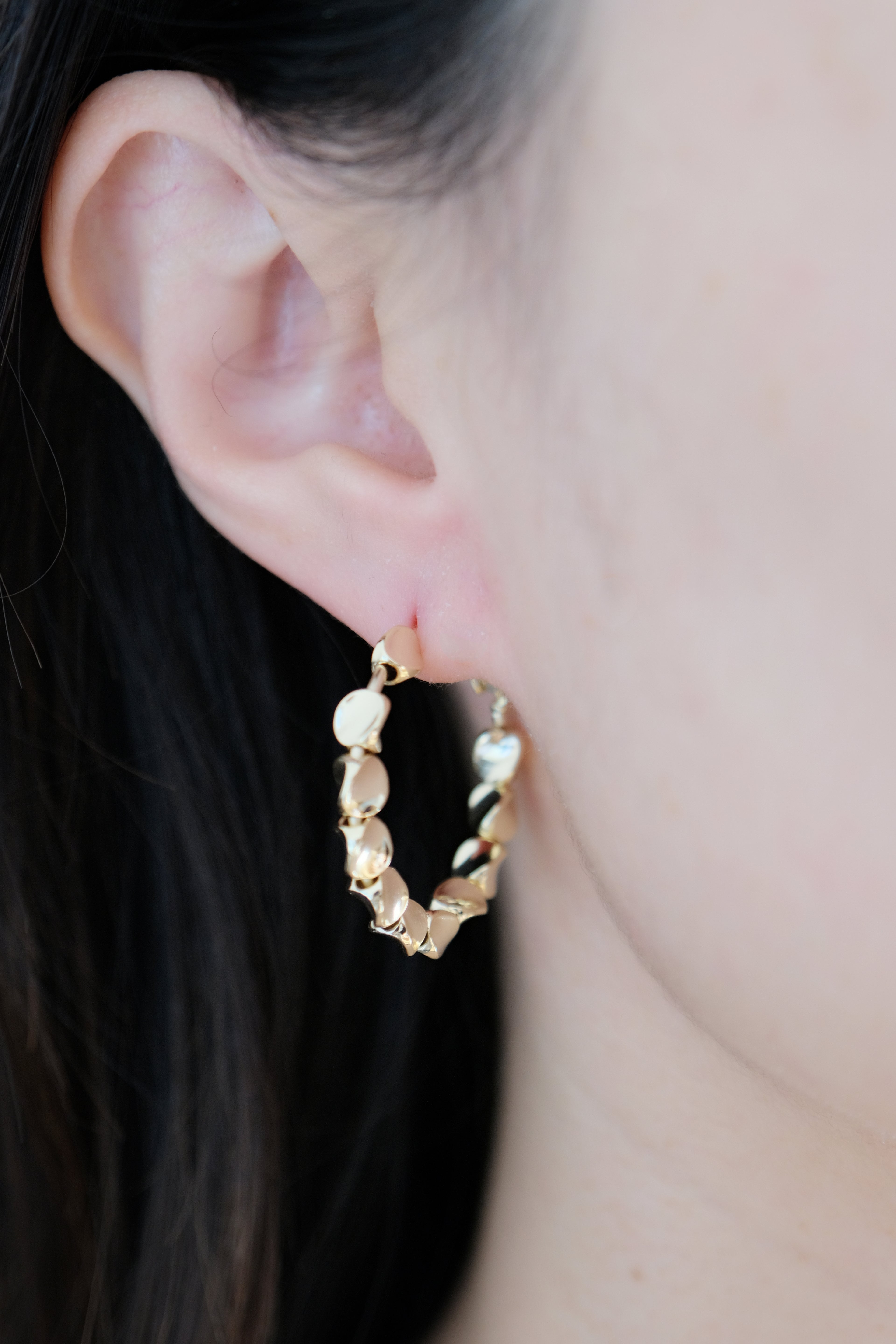 Pétale Wrapped Hoops