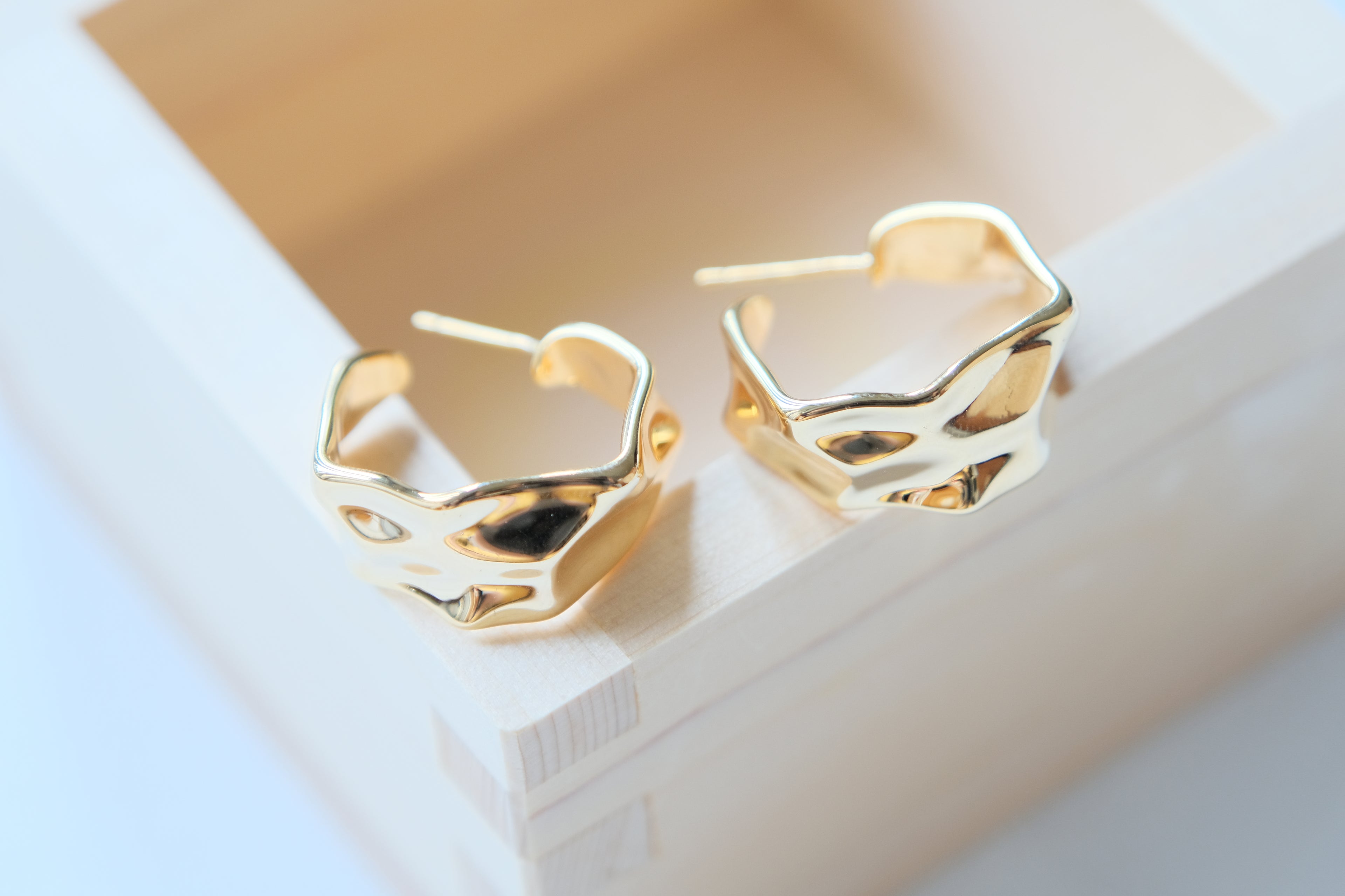 Molten Gold Studs