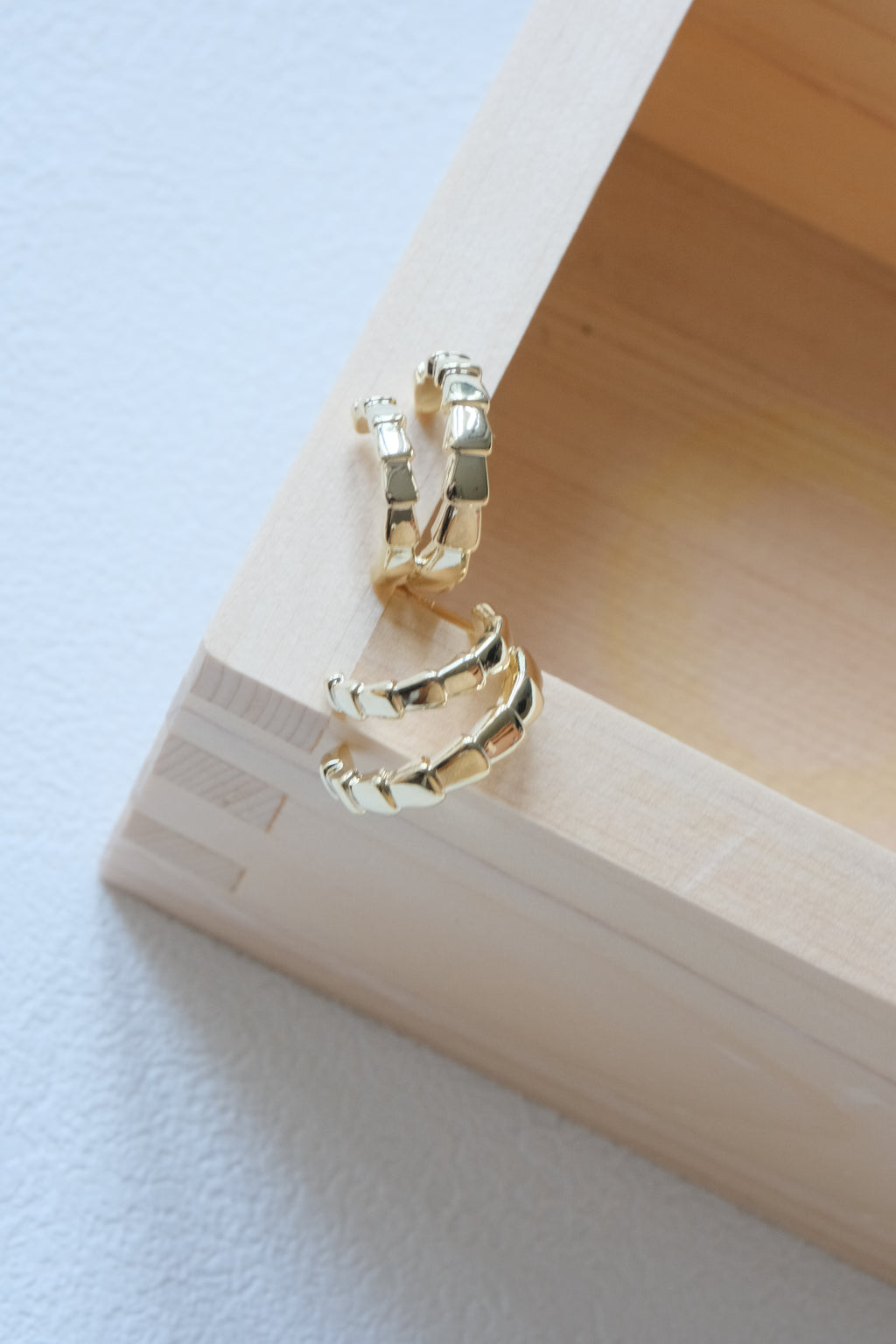 Double Texture Hoops