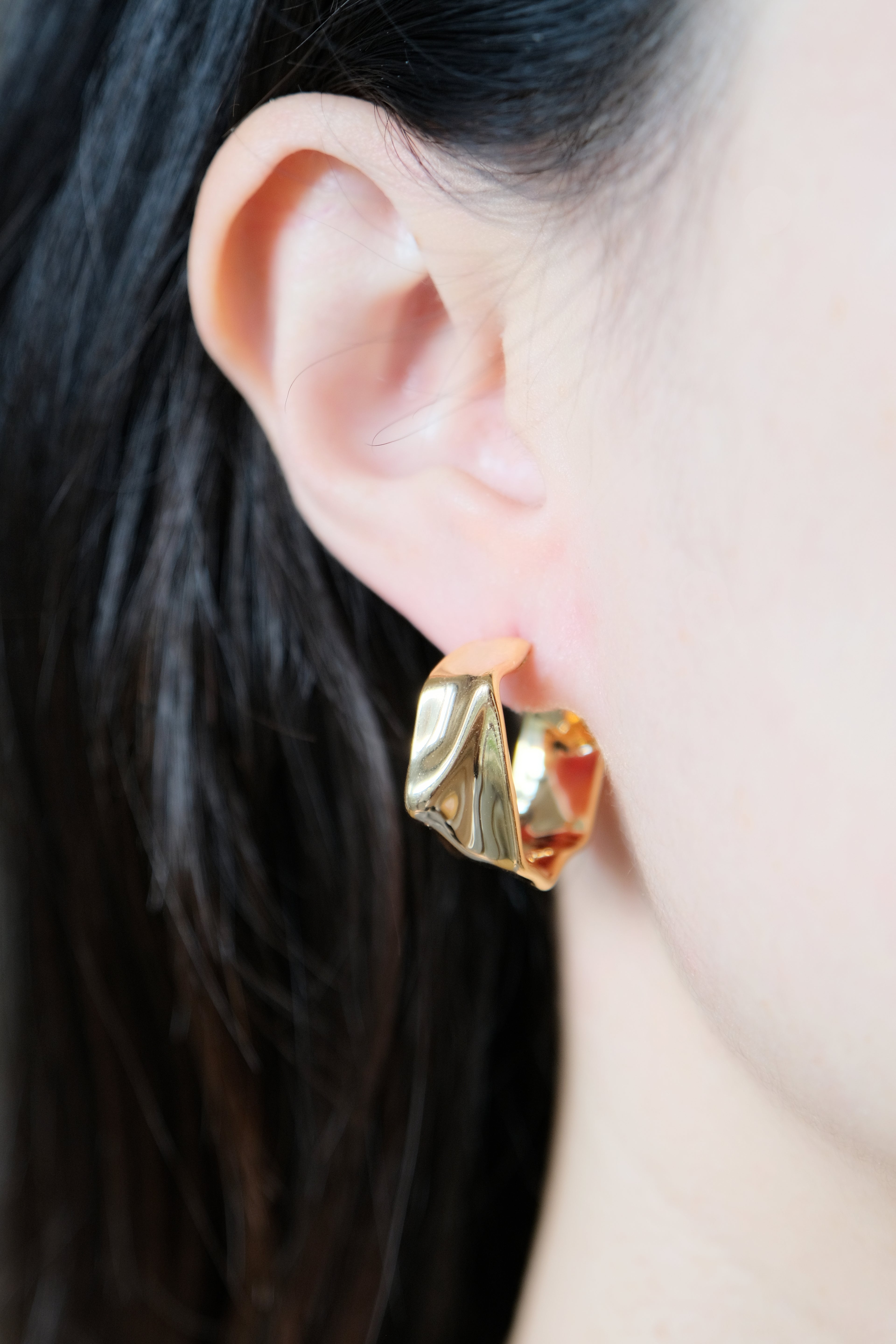Molten Gold Studs
