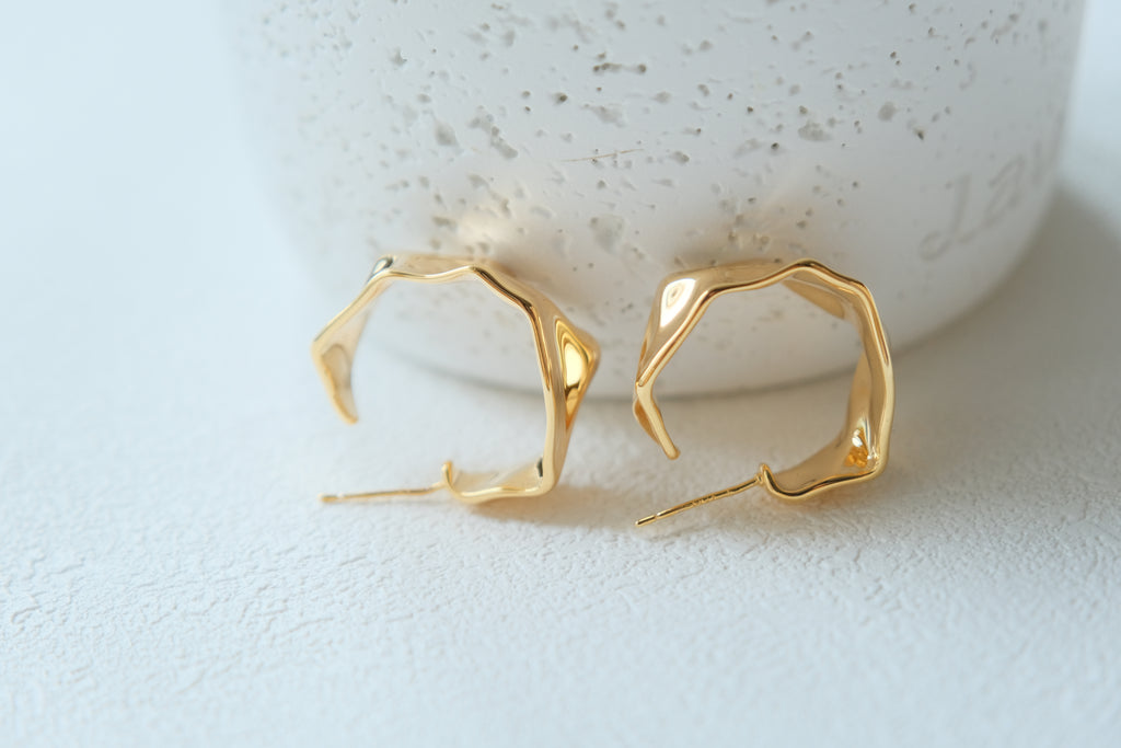 Molten Gold Studs