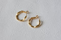 Lumière Faceted Hoops