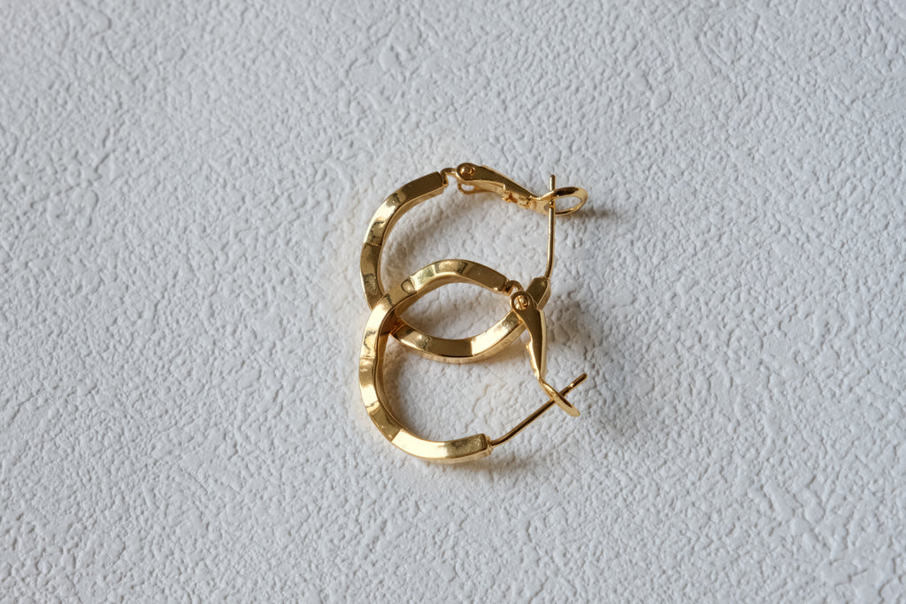 Lumière Faceted Hoops