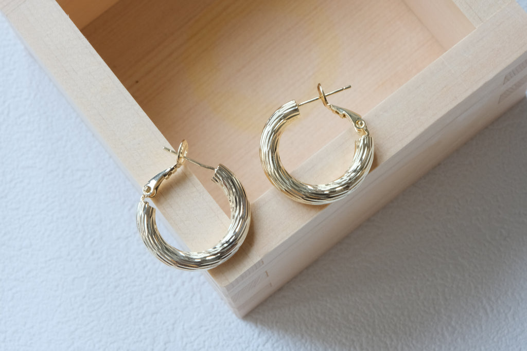 Spirale Ribbed Hoops