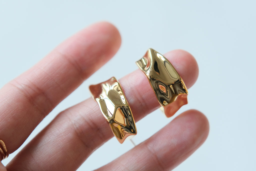 Molten Gold Studs