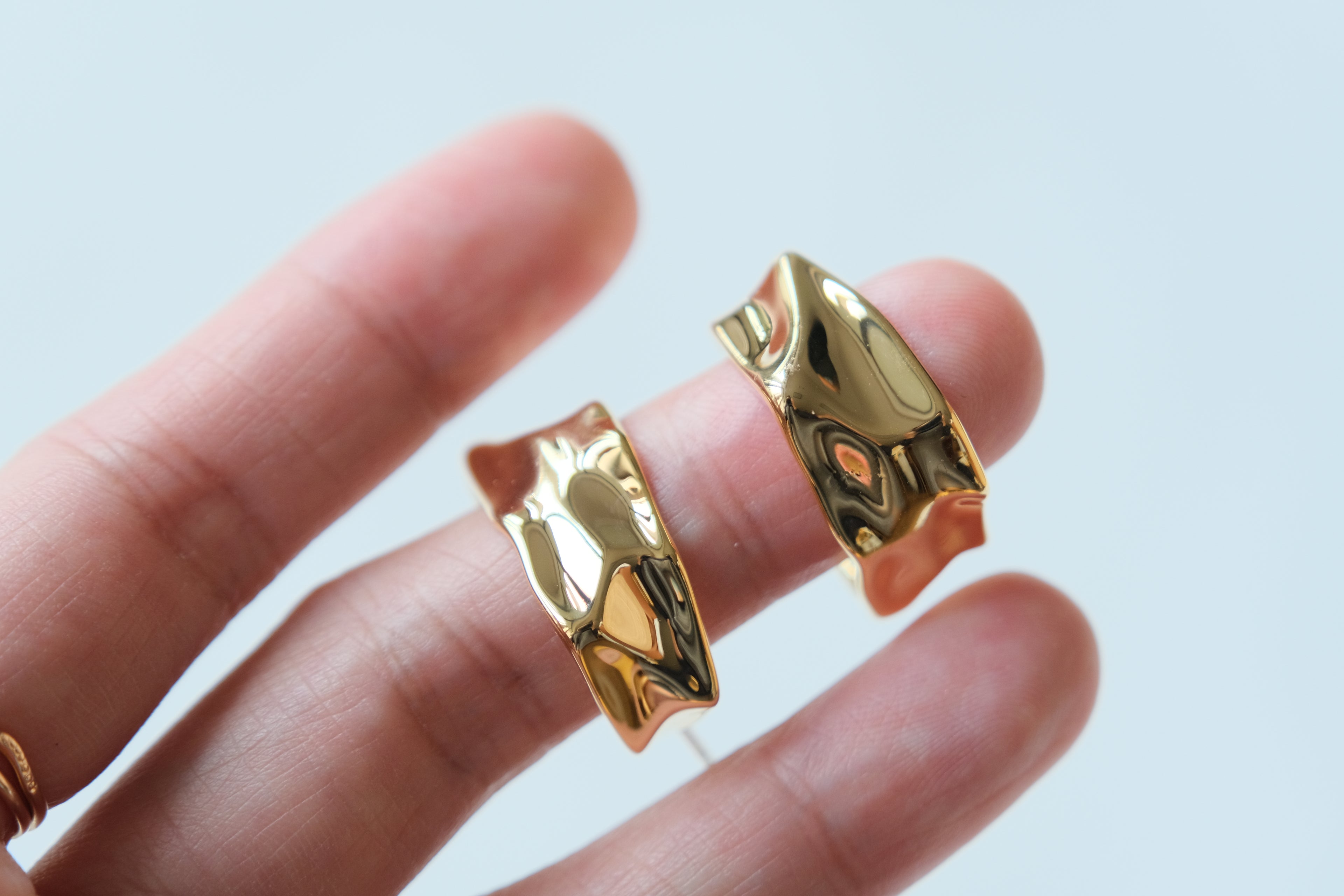 Molten Gold Studs
