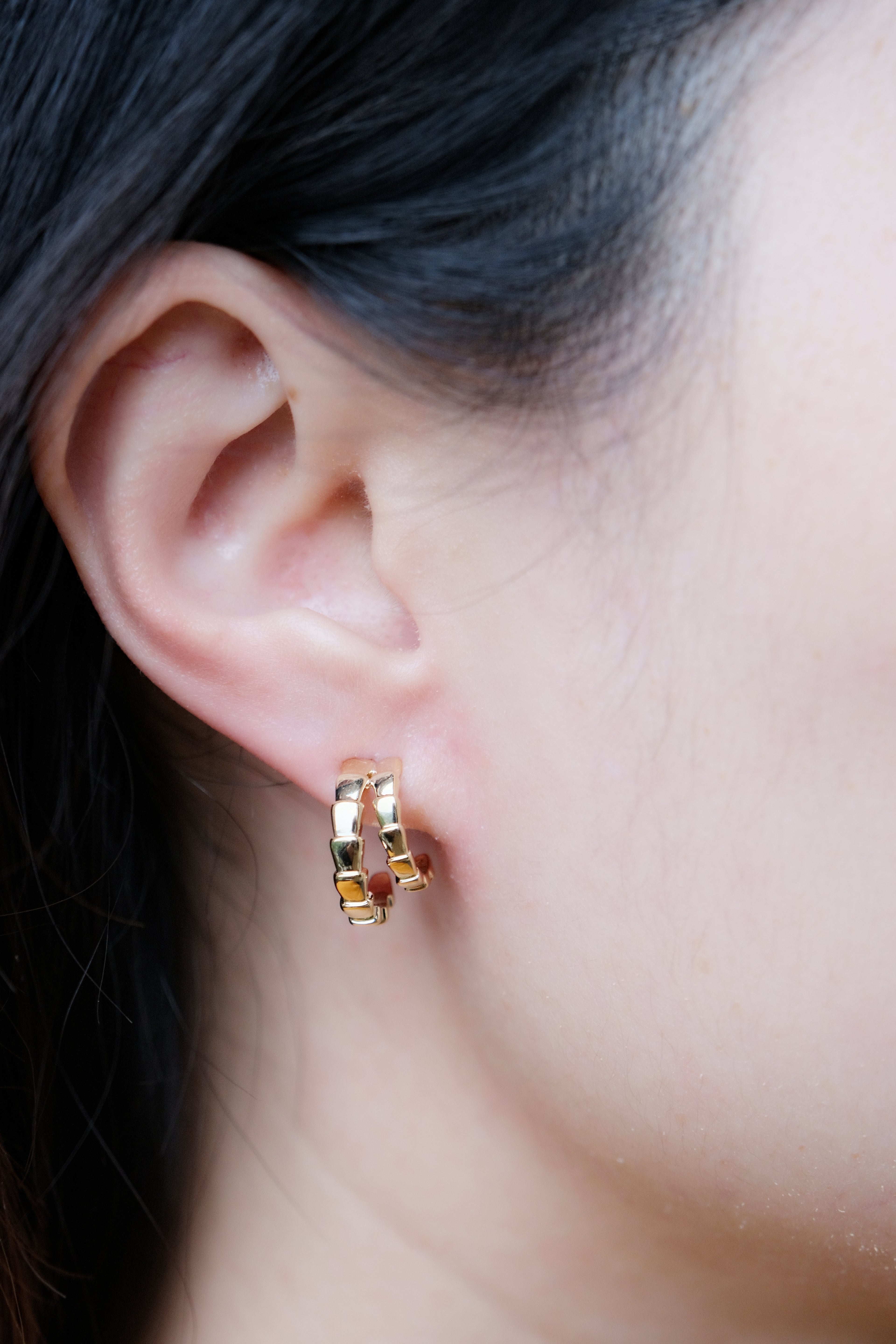 Double Texture Hoops